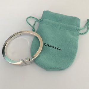 Tiffany & Co. sterling silver Tiffany T Square Bracelet.